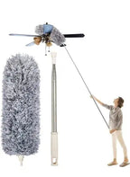 Microfiber Feather Duster Bendable & Extendable Fan Cleaning Duster - AirGlowClean