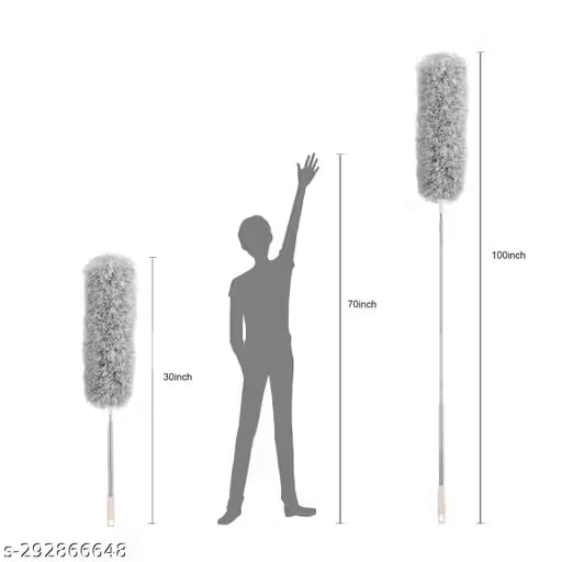 Microfiber Feather Duster Bendable & Extendable Fan Cleaning Duster - AirGlowClean